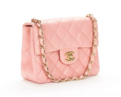 pink chanel purse cartoon|Chanel lambskin bag.